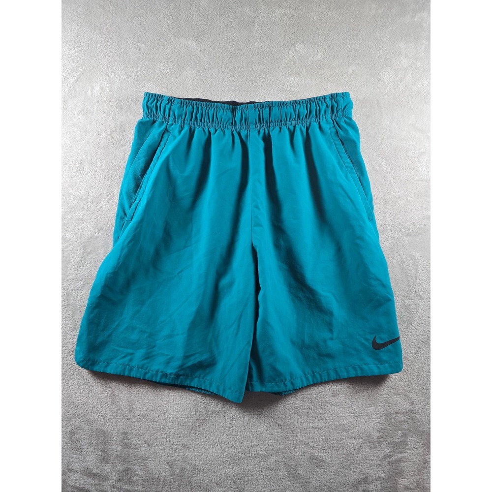 Nike‎ Woven Shorts Mens M Teal Blue CV7643-367 Running Athletic Gym Workout